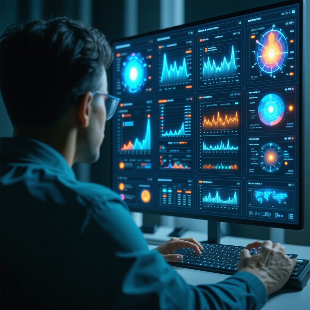 Digital health dashboard showing AI analytics from wearables for telemedicine weight loss