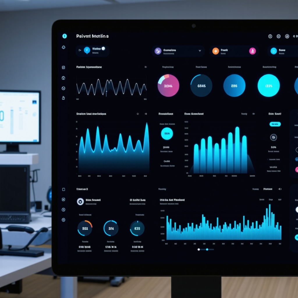 Digital dashboard showing real-time biometric and medication adherence data for weight loss patients