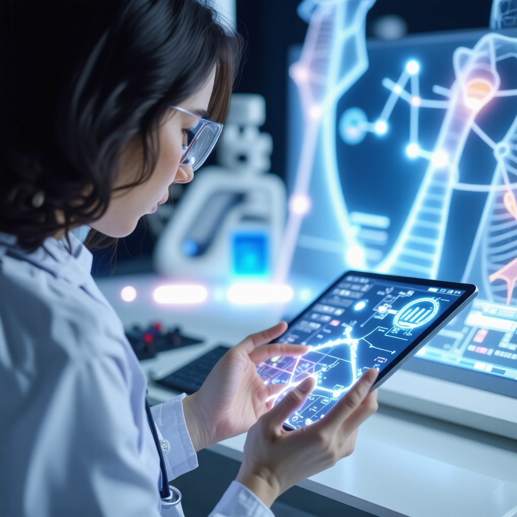 Healthcare professional reviewing pharmacogenomic data with patient to optimize GLP-1 medication dosing
