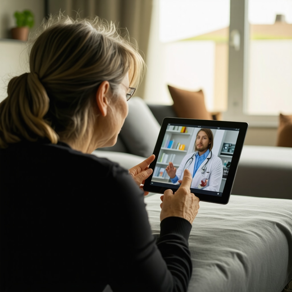 Patient having a telemedicine consultation discussing personalized injectable weight loss treatment plan