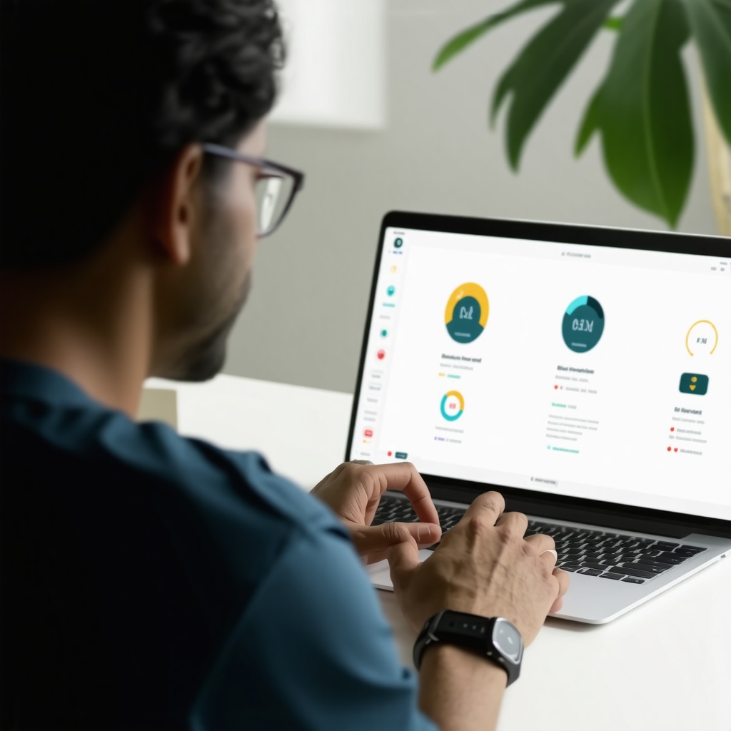 Patient using telemedicine and wearable devices to track GLP-1 weight loss medication progress
