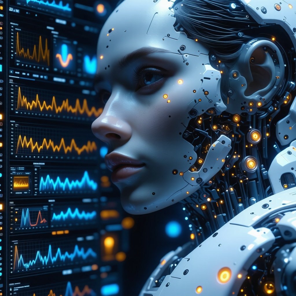 AI interface displaying genetic and biometric data for customized obesity medication