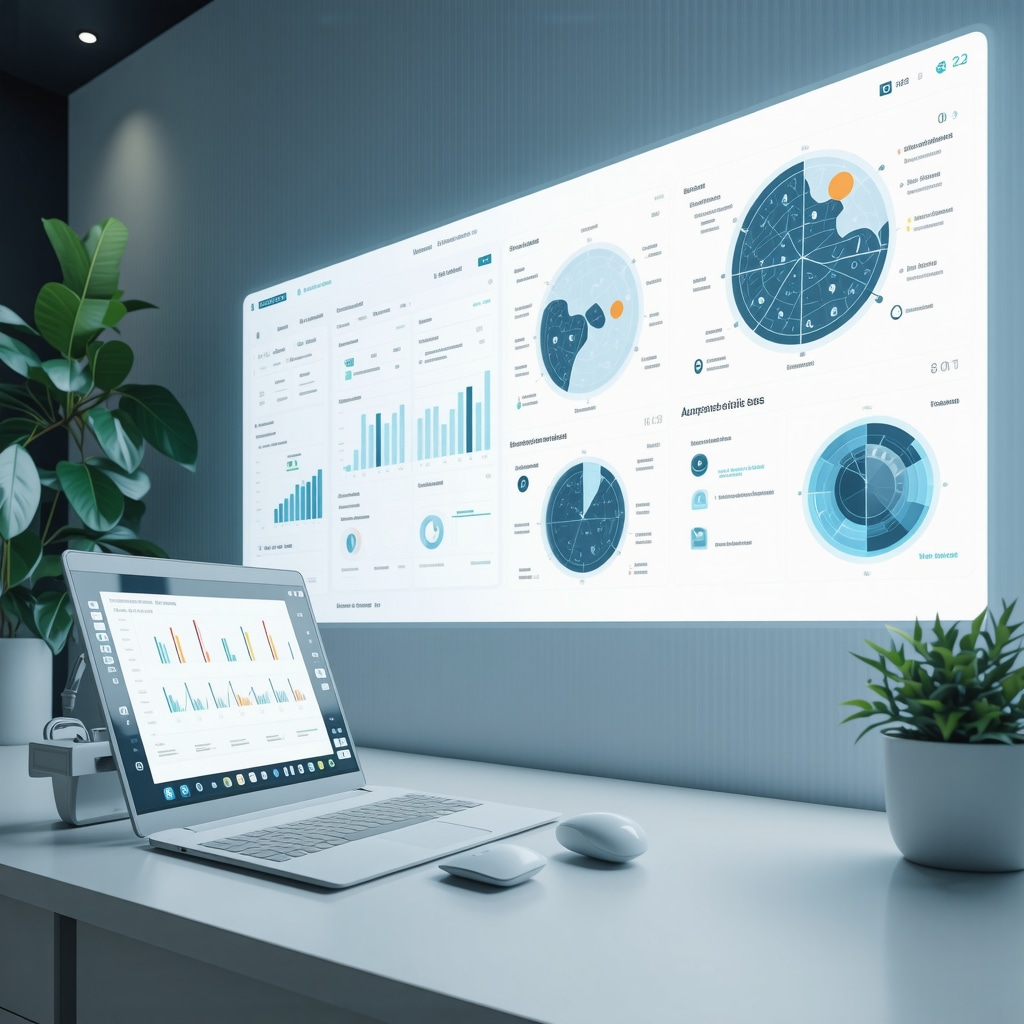 Futuristic digital interface displaying AI analytics and healthcare team collaboration for telemedicine weight loss
