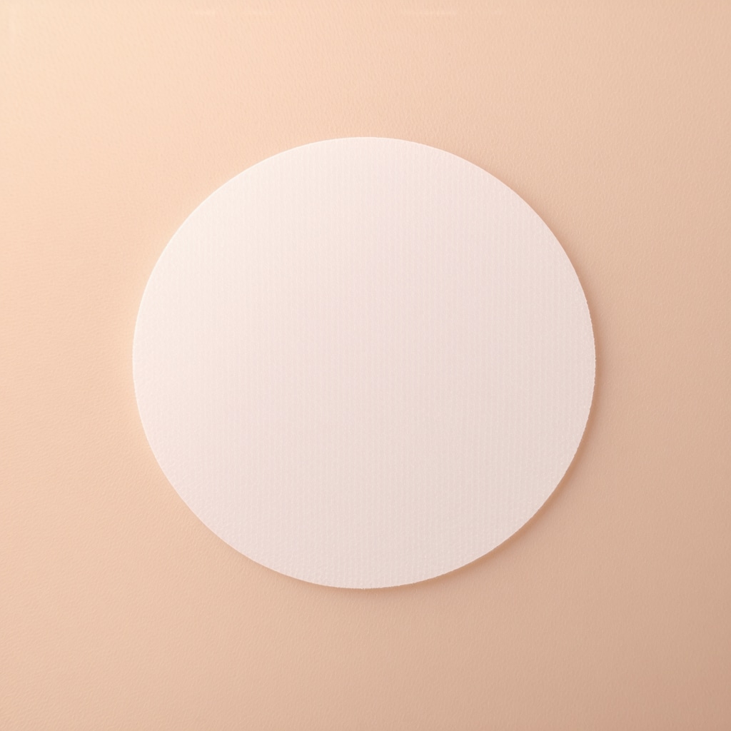 Close-up of biodegradable microneedle patch on skin showcasing innovative weight loss injection technology