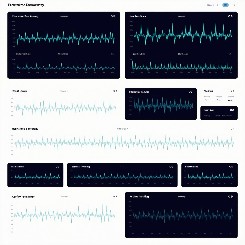 Futuristic digital dashboard with biometric and genetic data for personalized weight loss treatment