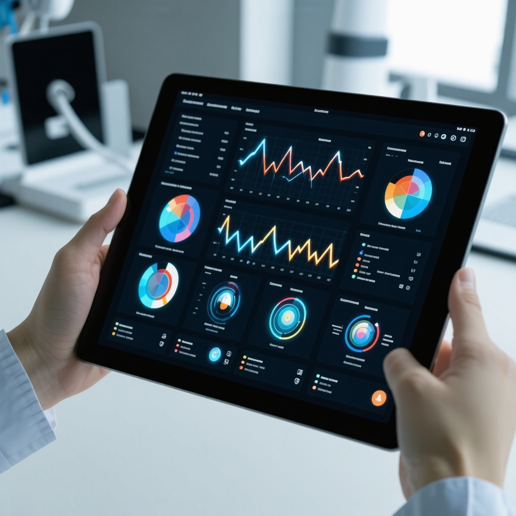 Healthcare professional holding a tablet showing digital health data for personalized affordable weight loss drug therapy