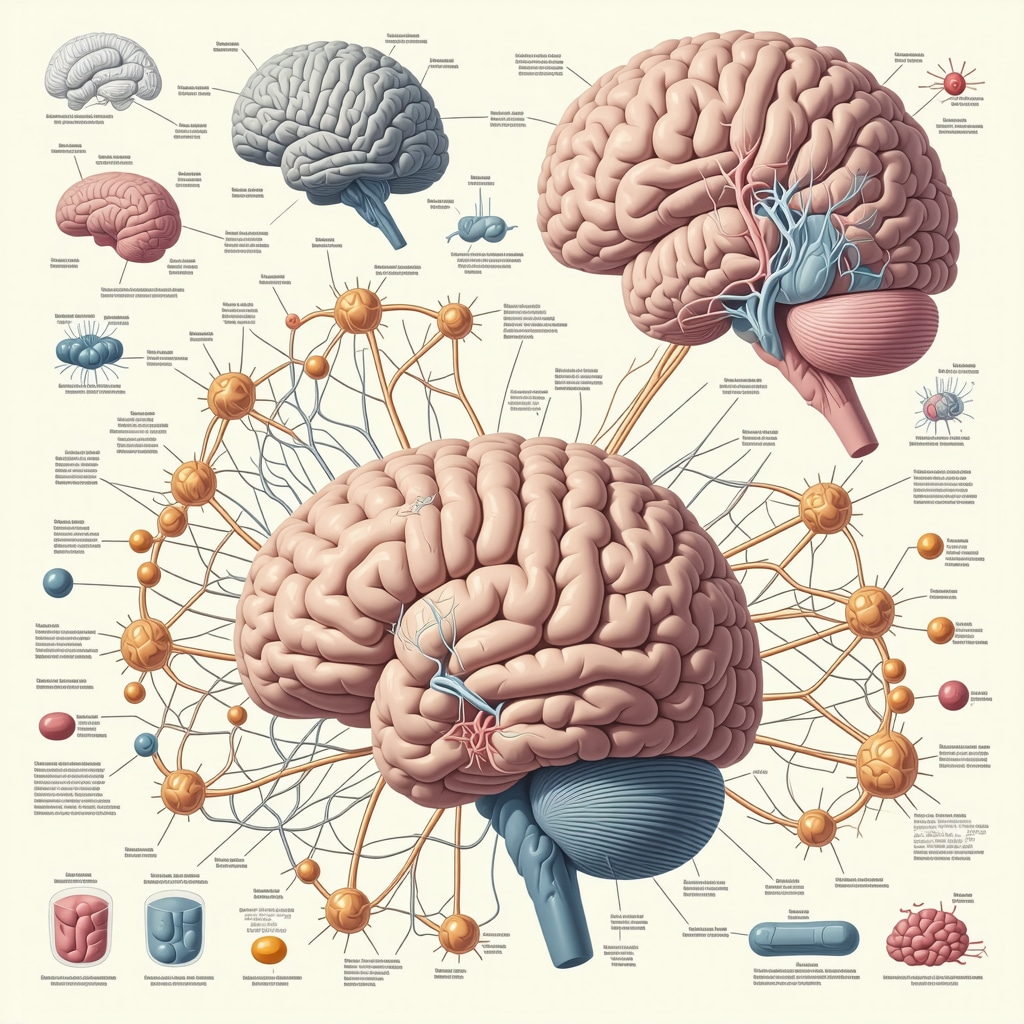 Diagram illustrating how genetic factors, brain function, and gut microbiota interact to influence the effectiveness of legal weight loss drugs