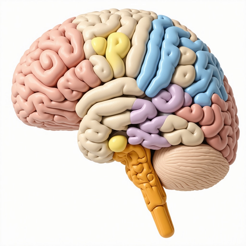 Brain diagram showing hypothalamus, prefrontal cortex, and reward centers affected by GLP-1 medications
