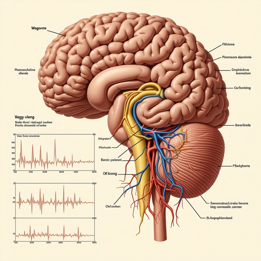 Medical diagram illustrating the gut-brain axis and pharmacokinetics of Wegovy in obesity treatment