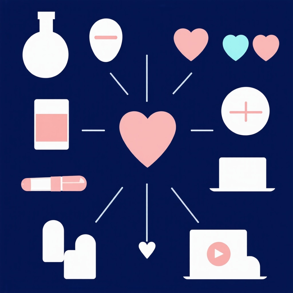 Graphic illustrating personalized weight loss treatment combining genetics, dual drug therapies, and digital health monitoring