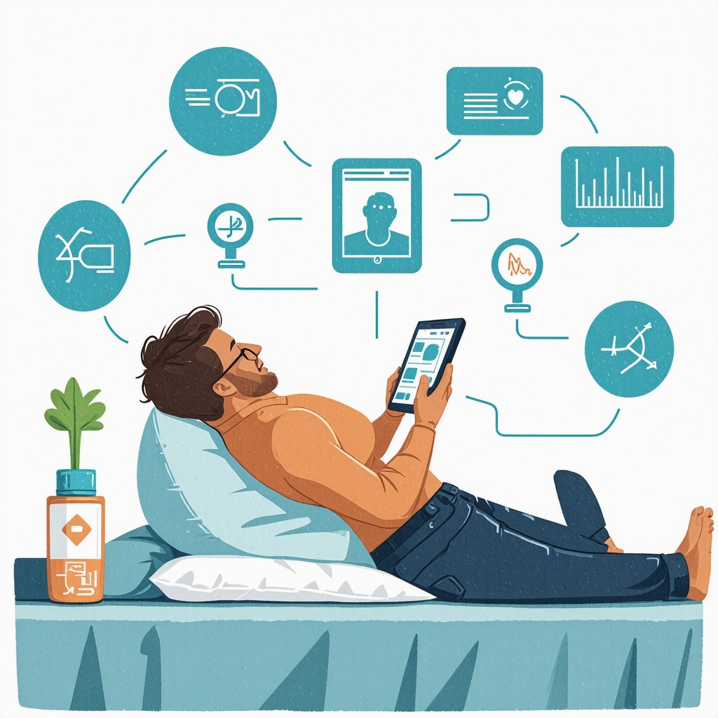 Telemedicine consultation showing AI data and behavioral economics support for weight loss