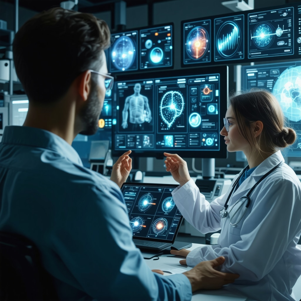 Patient and doctor connected via telemedicine with digital health data and wearable devices