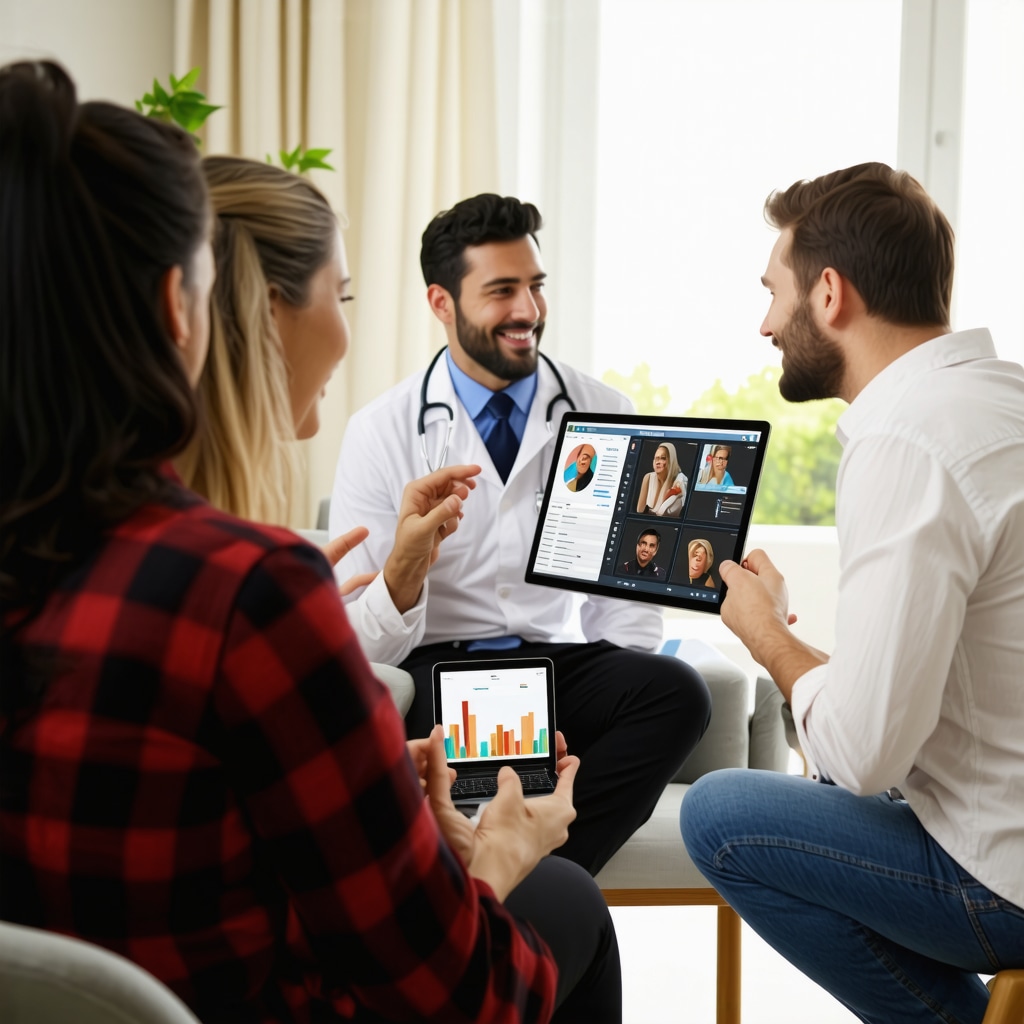 Patients consulting doctor online for tailored weight loss plans