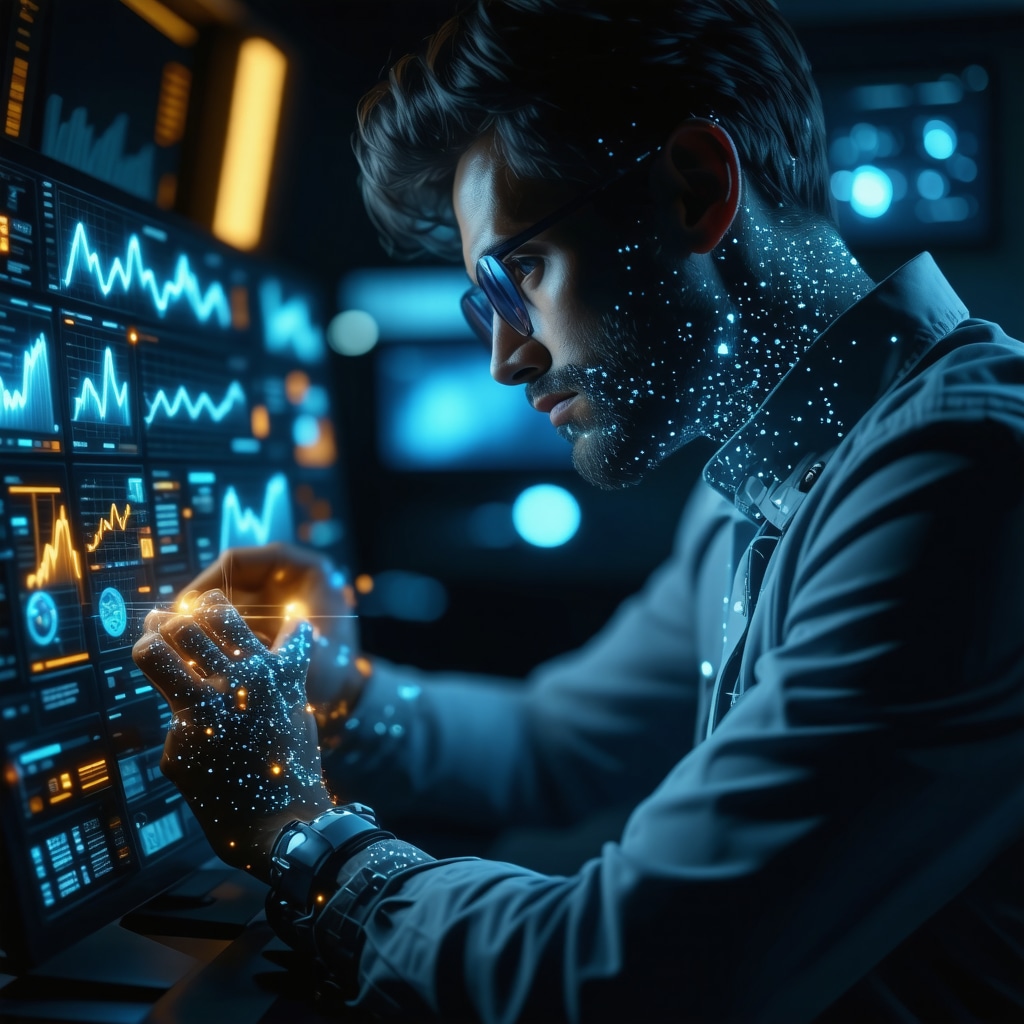 Digital biomarker data and AI analysis displayed on wearable device for weight loss monitoring