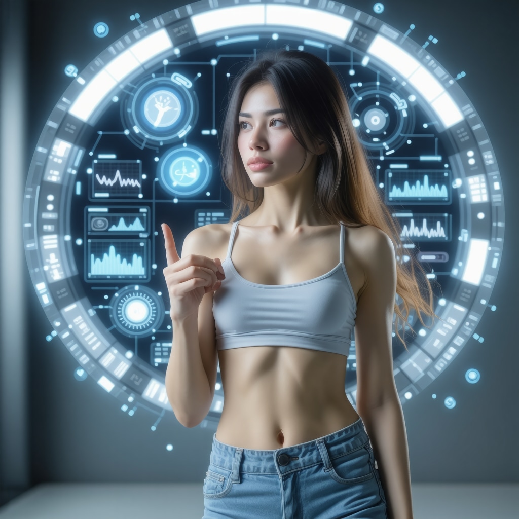 Digital health dashboard with biometric real-time data for weight management