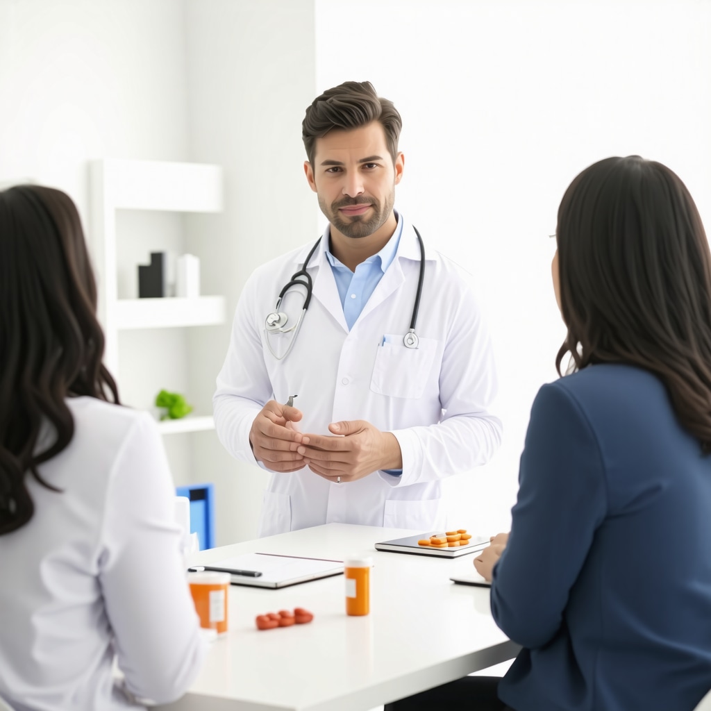 Doctor consulting with patient about prescription weight loss medications in 2025