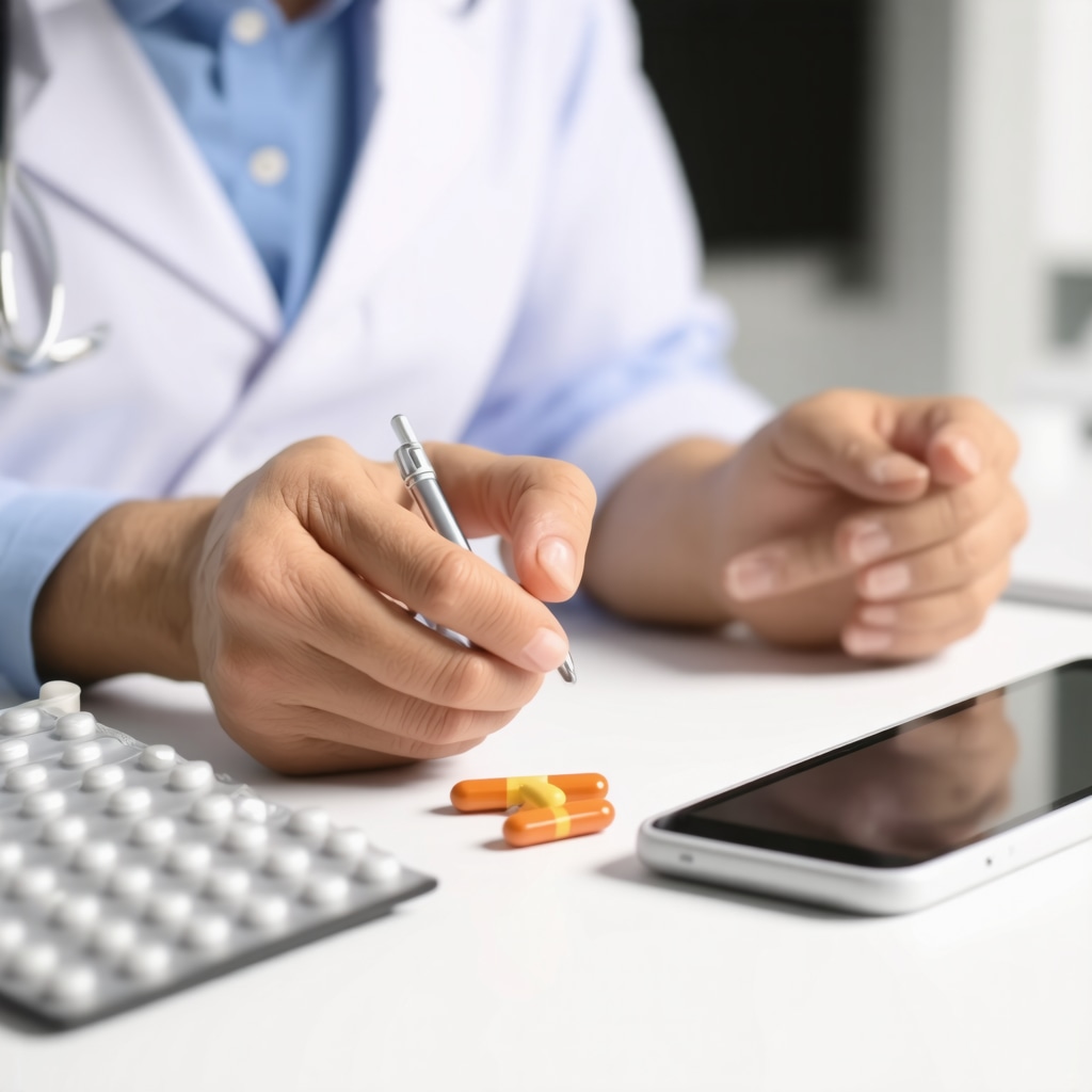 Doctor consulting patient remotely about weight loss medications