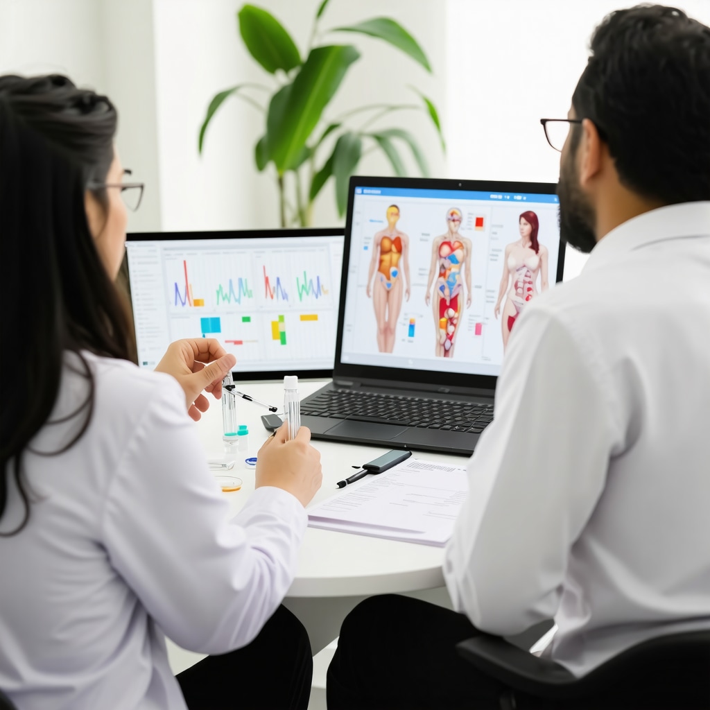 Doctor consulting patient about injectable weight loss treatments and personalized care
