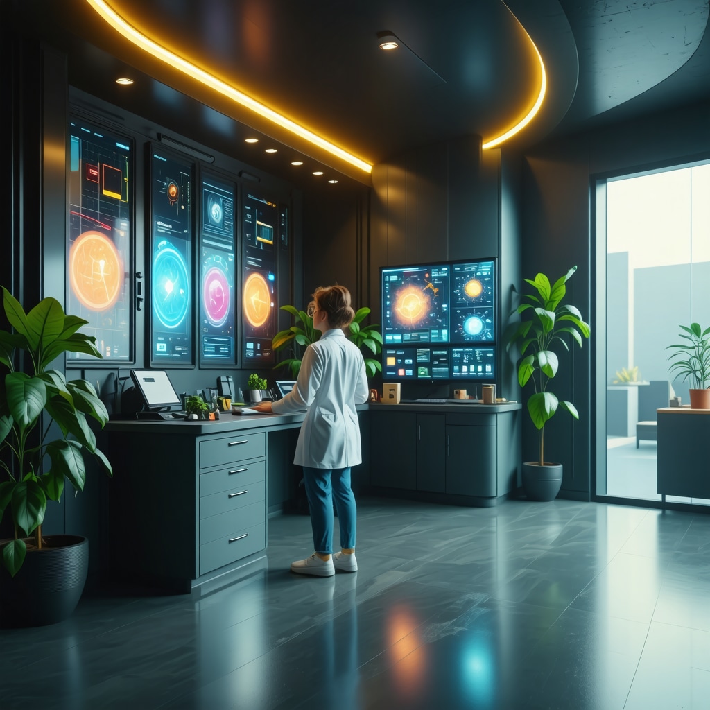 High-tech diagnostics and personalized treatment planning for weight loss in 2025, featuring genetic and metabolic analysis tools.