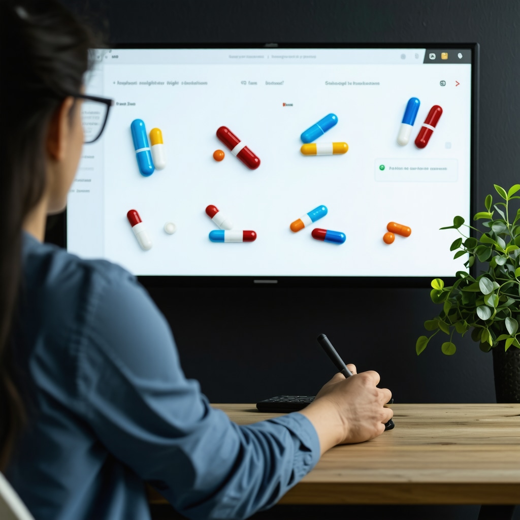 A person discussing weight management options with a healthcare professional using digital tools