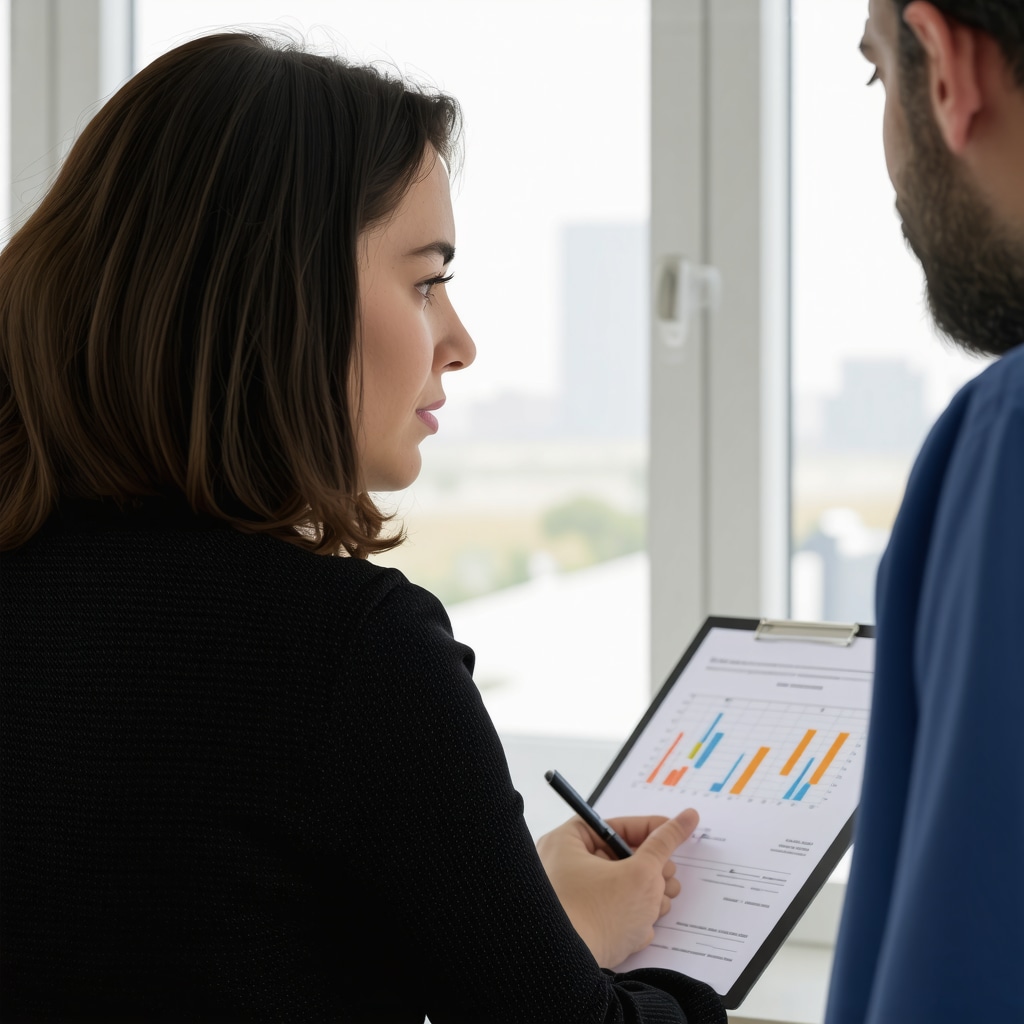 A person consulting with a doctor about personalized weight loss strategies, highlighting advanced diagnostics and tailored treatments.
