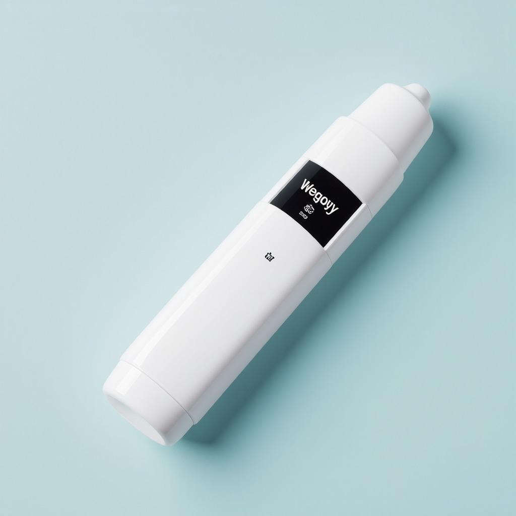Smart autoinjector device for Wegovy with digital adherence tracking interface in clinical setting