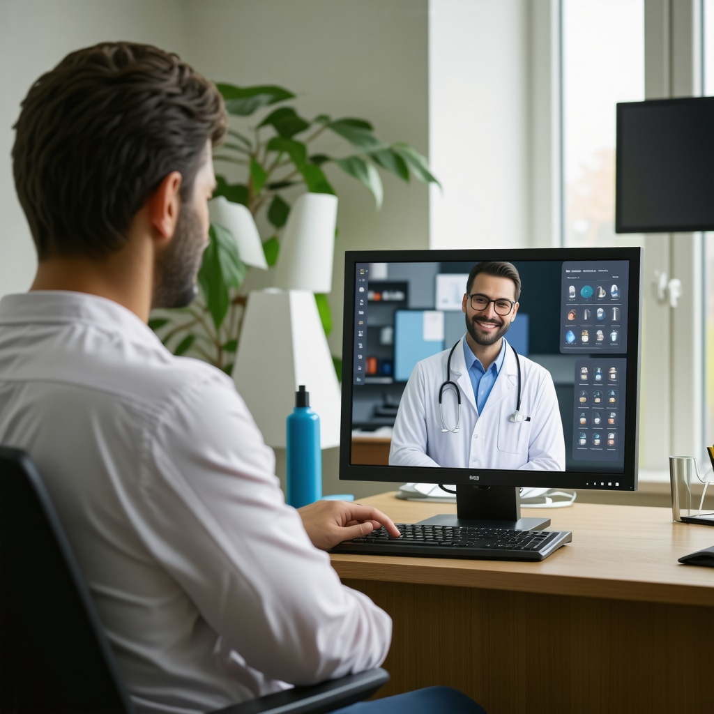 Doctor consulting with patient via telemedicine platform for weight management in 2025