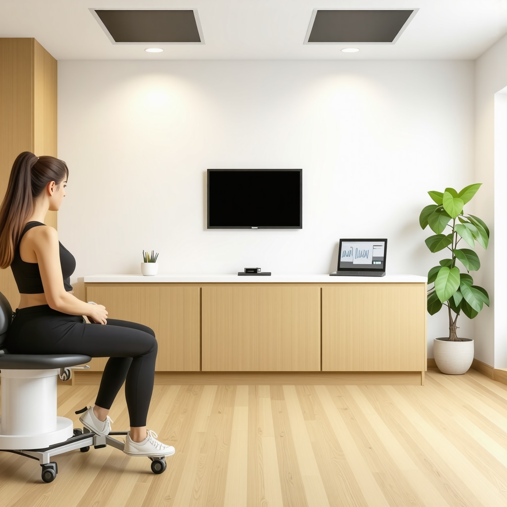 A doctor conducting a virtual consultation for weight management via computer