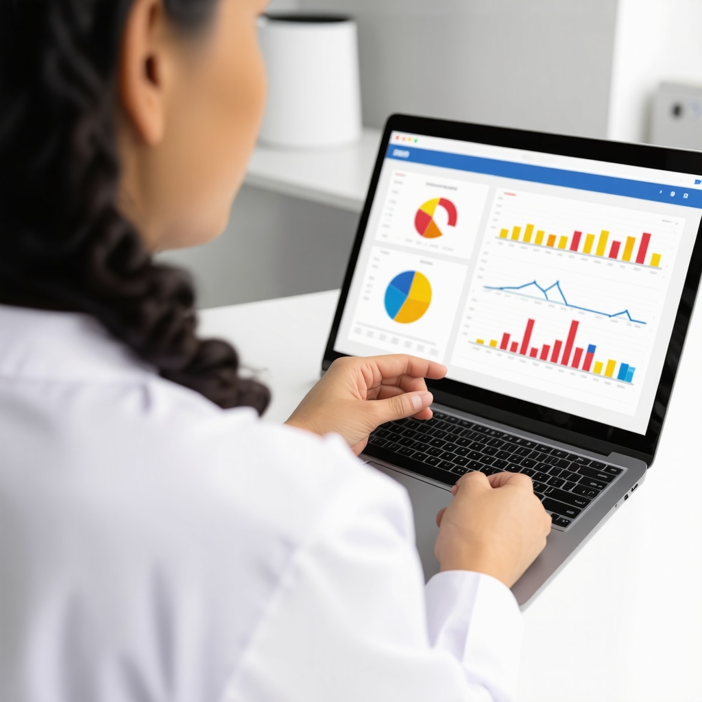 Doctor explaining weight loss options through telemedicine platform.