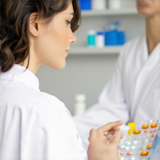 A person discussing weight loss injectables with a doctor in a clinic.