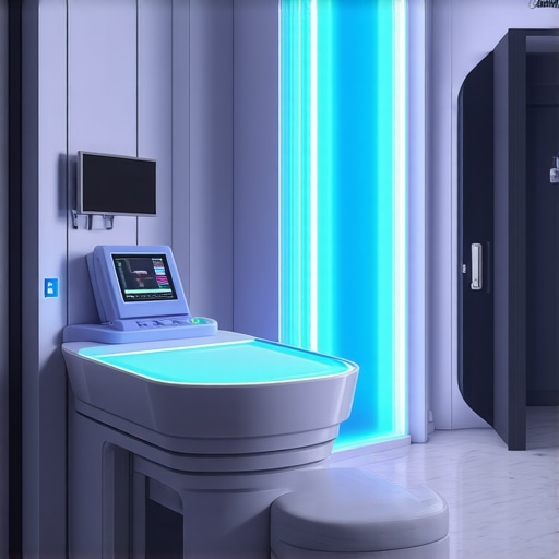 High-tech genetic testing and diagnostic equipment in a modern clinic setting