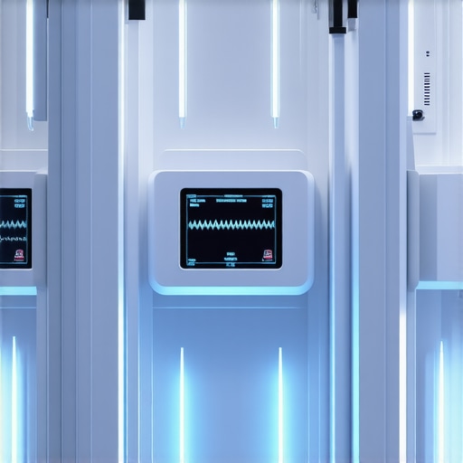 A high-tech medical consultation room with digital diagnostics and tailored treatment plans for weight management