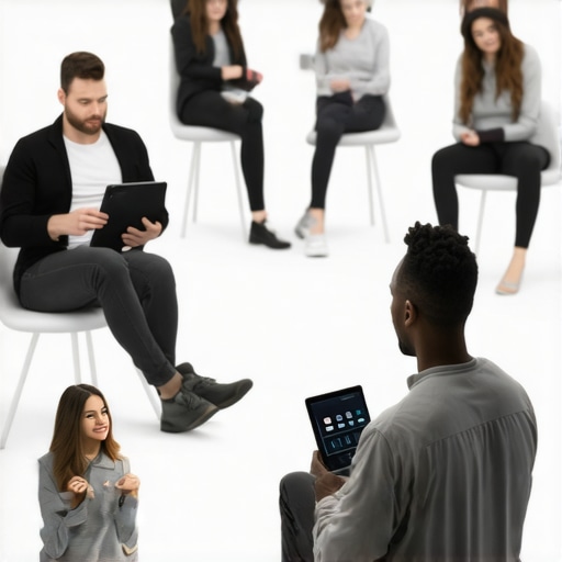 A diverse group of individuals consulting with healthcare providers via telemedicine platform, representing accessible obesity treatments in 2025.