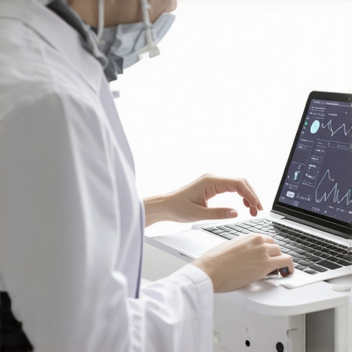 Advanced digital devices used for personalized weight loss monitoring and treatment in a clinical setting.