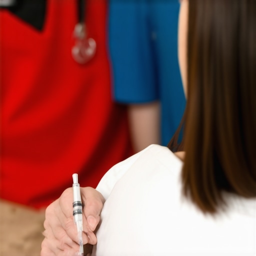 Doctor discussing long-term safety of injectable weight loss drugs with patient.