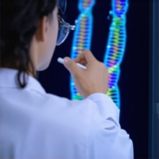 Doctor analyzing genetic data for personalized weight loss treatment