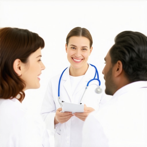 Doctor discussing personalized weight loss plan with patient in clinic