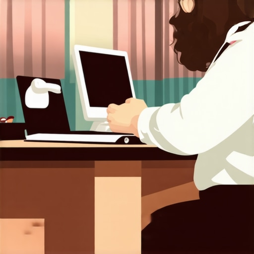 Patient consulting with doctor via telehealth for weight loss treatment in a modern setting