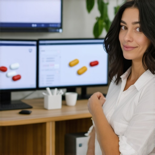 A patient having a virtual consultation with a doctor about weight loss medications via computer