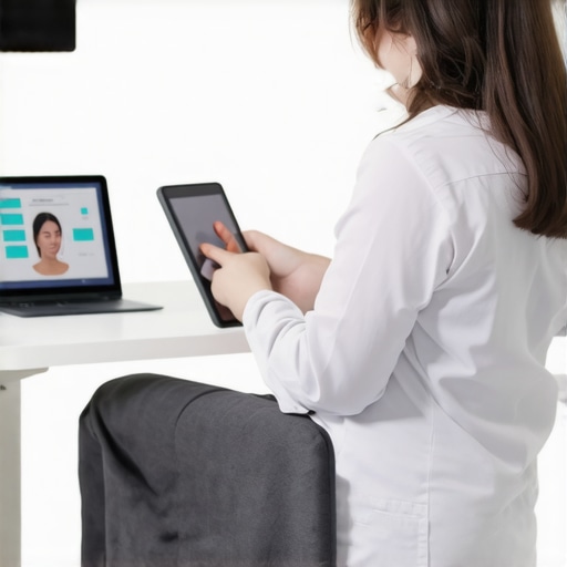 A patient consulting with a doctor via telehealth on a laptop, illustrating technology's role in personalized weight loss programs.