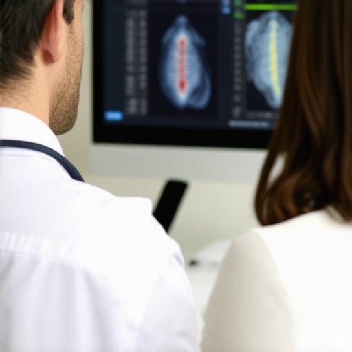 Doctor consulting patient online using telemedicine platform
