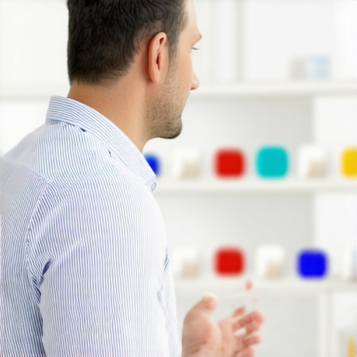 Healthcare professional explaining weight loss drugs to patient in clinic