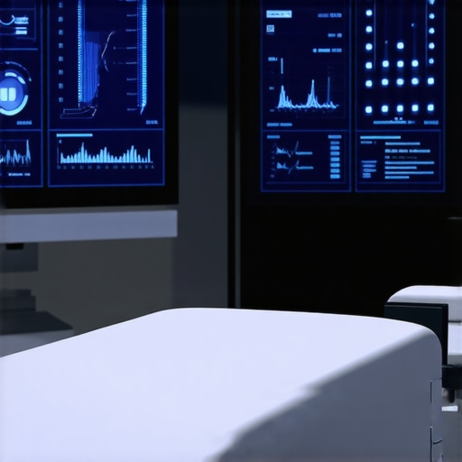 High-tech medical facility showcasing genetic and AI tools for tailored fat loss treatments