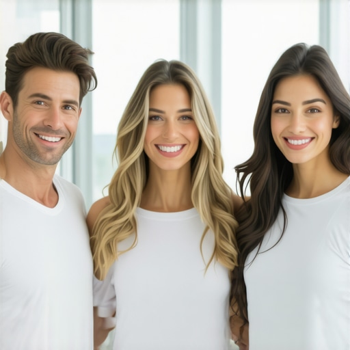 Modern clinic with advanced weight loss injection devices and happy patients.