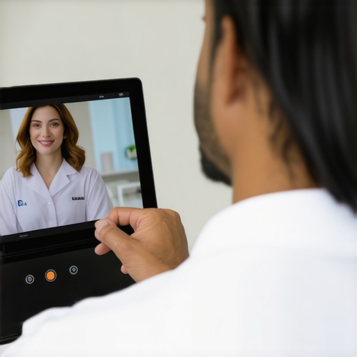 Doctor and patient engaging over a video call for weight management