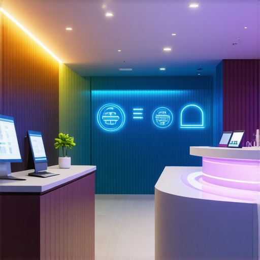 Futuristic clinic with AI and personalized care for weight management