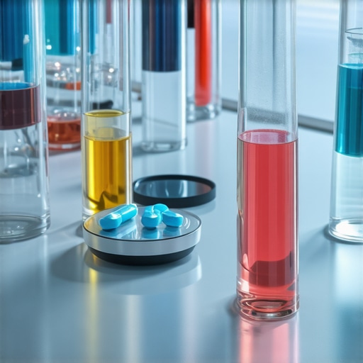 Future of Personalized Weight Loss Treatments High-tech lab scene with scientists analyzing genetic data and developing tailored obesity treatments