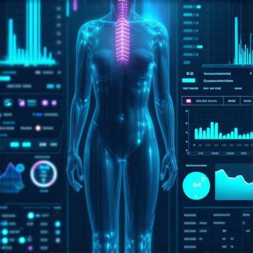 A digital health interface showing genetic and AI data used for personalized weight management.