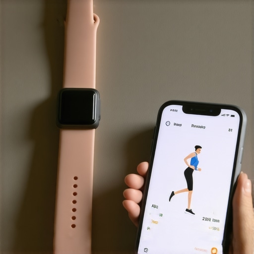 Using Technology to Maintain Weight Loss Person monitoring weight and activity with fitness devices and mobile apps