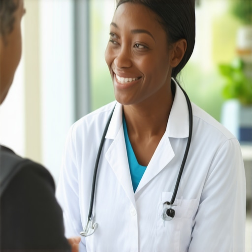 Doctor explaining weight loss treatment options to a patient